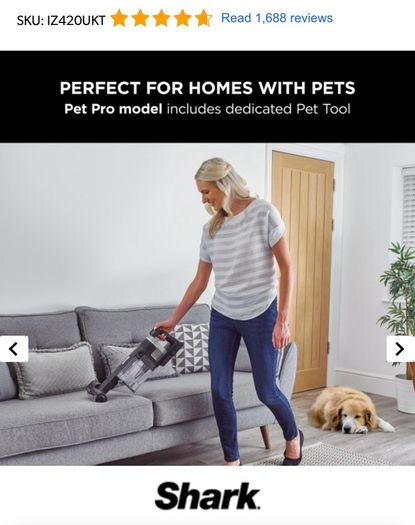 Shark Stratos Anti Hair Wrap Plus Pet Pro Cordless Stick Vacuum Cleaner - brand new in box