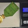 Sweden Gold Medal 1772 Order of Vasa Medal on Green Ribbon Very Rare Medal Image 9