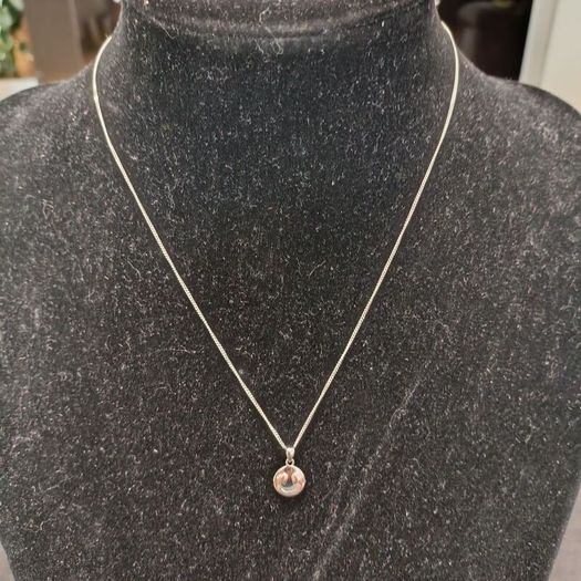 Sterling Silver Smiley Face Pendant Necklace - Happy Charm Jewelry