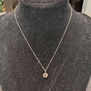 Sterling Silver Smiley Face Pendant Necklace - Happy Charm Jewelry