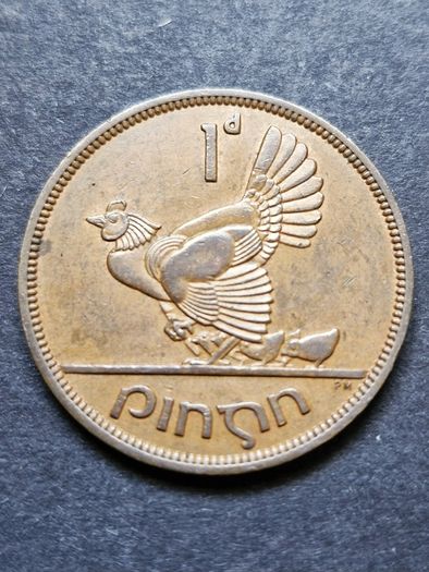 Ireland excellent 1949 1d Penny coin