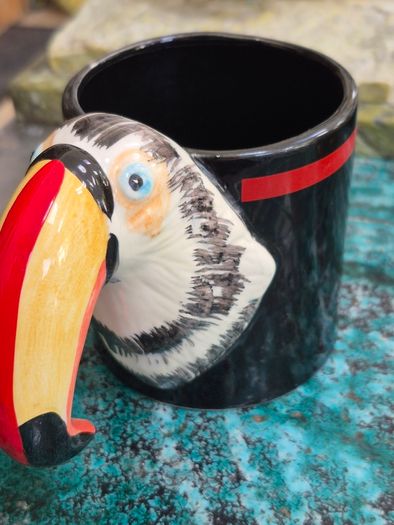 Toucan handled mug 1986
