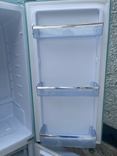 Retro blue fridge freezer