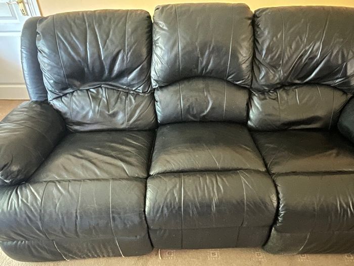 Leather sofa