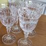 Set 4 wine glasses Galway Crystal Image 4