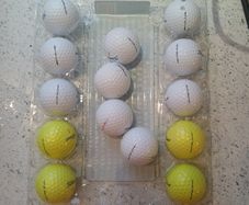 14 Titleist dt solo golf balls
