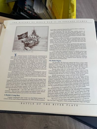 The History of World War II in post stamps