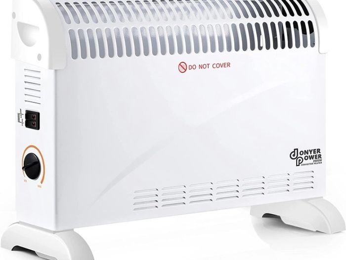 Convector Radiator Heater 2000W Room Heating with Adjustable Thermostat MULTIPLE COLOURS AVAILABLE (FREE POSTAGE)