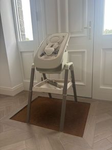 Tutti Bambini Nova Lite High Chair and Rocker Latte