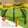 XXL Folding Beer Standing Table with Parasol Holder Image 3