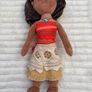 Disney Primark approx.18'' Moana Plush Doll Toy  Light Up Necklace Used Her neck is too loose Please see photos Image 2