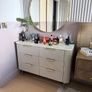 Next 'Valencia' Light Grey Mango Wood 6-Drawer Chest - Mint Condition Image 2