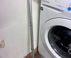 Stainless steel height adjustable walking stick