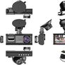 Dash Cam Front Rear Inside Cab Car IR Night Vision Loop Recording & 2" IPS Screen 1080P Taxi Van Mini bus 3 Camera Image 2