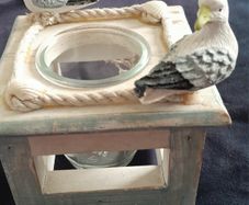 Nautical - Maritime - Seagull Candle Holder