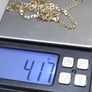 Vintage 9ct Solid Gold Fancy Curb Chain Necklace 60cm 4.17g Hallmarked Image 6
