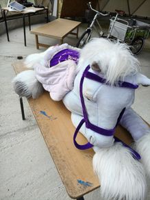 Stuffed horse