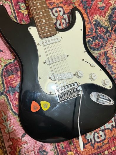 Encore Electric Guitar - Black Strat Style