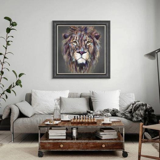 Brand New - Artko Kendi Lion - Large Framed Pic