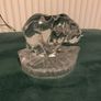 Eamon Glass Polar Bears figurine/ desk accessory Image 2