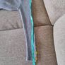 Vintage Yves Saint Laurent wool blend jumper in very good condition with a small repair on the front see photos UK size 10 but see last three photos for exact measurements made in France FREE STANDARD POSTAGE INCLUDED Image 10