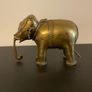 Antique 19th Century Indian Brass Elephant Dhokra Lost Wax Temple Toy Image 2
