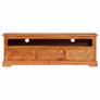 TV Cabinet 120x30x40 cm Solid Acacia Wood Image 3