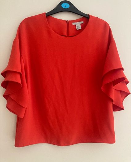 Dressy orange top