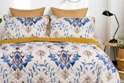 Bed cover with pillow covers