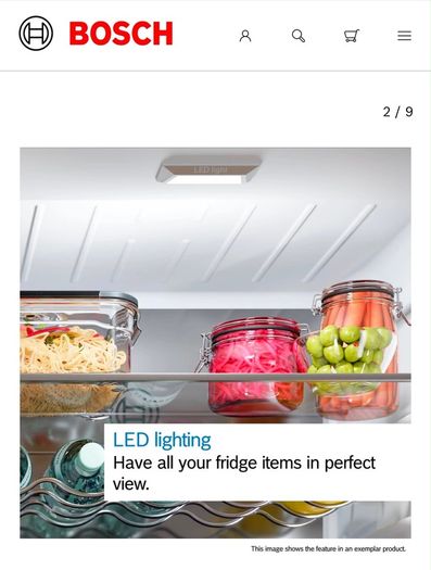 Bosch Free-standing Fridge Freezer New