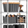 1250 lbs Steel Heavy Duty 5-Tier Utility Shelving Unit Steel Organizer Wire Rack for Home,Kitchen,Office,Chrome 35 x 60 x 158.7 cm Image 2