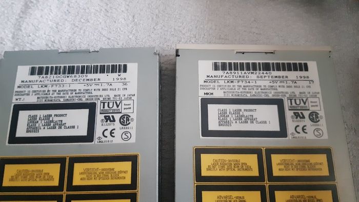 Matsushita LKM-F734-1 LKM-F733-1 3.5" LS-120 120MB Superdrive Superfloppy