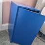 Two metal bedside lockers Image 4