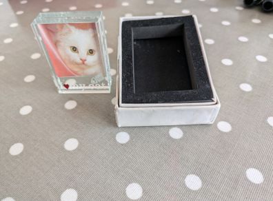 Solid glass frame for picture