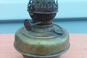 Vintage brass oil lamp