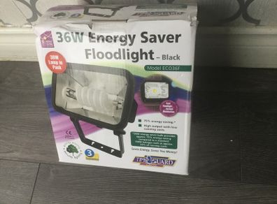 Floodlight, 36W energy saver floodlight