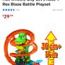 Hot Wheels City Let's Race T-Rex Blaze Battle Playset Image 5