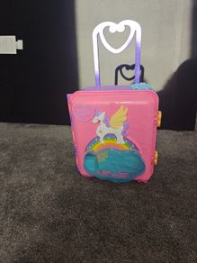 Polly Pocket Pollyville Resort Playset Rolling Suitcase