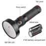 UV 100 LED Ultraviolet torch in box w/batteries Image 2