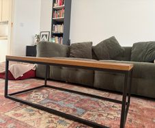Rustic Oak & Peppercorn Coffee Table
