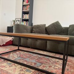 Rustic Oak & Peppercorn Coffee Table