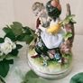 Unterweissbach Germany Porcelain Dresden Figurine  Courting Couple  "Young Lovers" Image 5