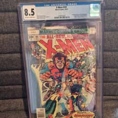 Uncanny X-Men #107 1977 CGC 8.5 First Appearance Of The Starjammers MCU