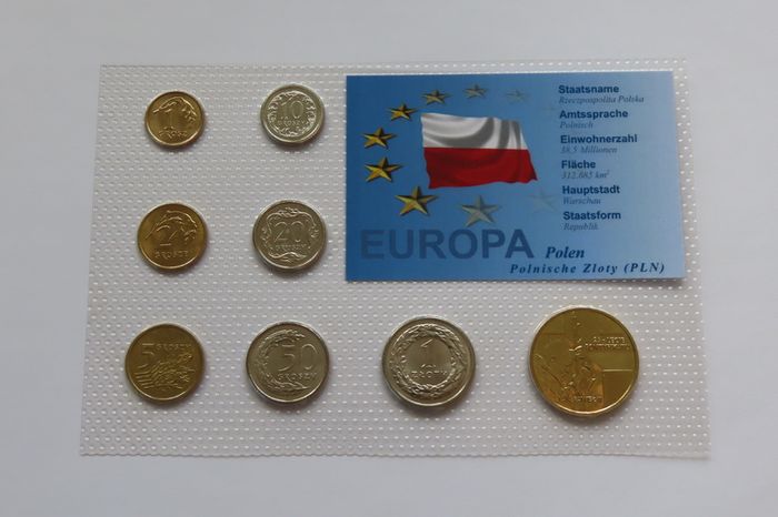Poland Uncirculated coins set