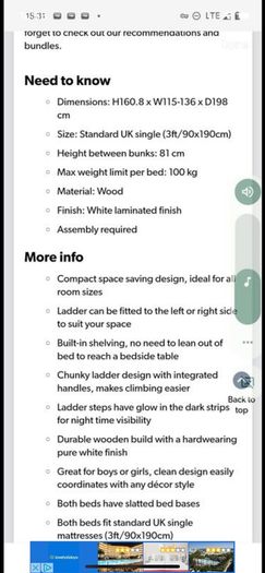 Bunk bed