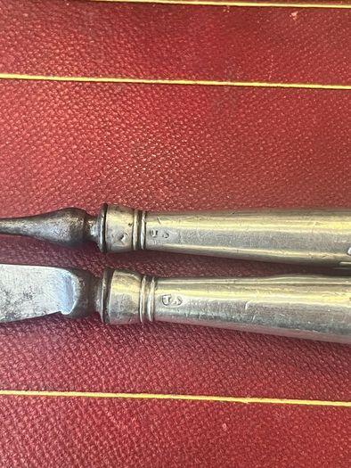 Georgian Irish Silver Handled Knife & Fork
