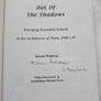 Out Of The Shadows.  Emerging Secondary Schools In The Archddiocese Of Tuam. 1940 - 69.by Kieran Waldron. First Edition signed. Paperback In Good Condition. Image 3