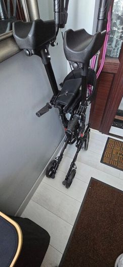 Tall standing mobility walker