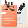 Hip Abductor Machine for Home 6 Resistance Adjustments Inner Thigh Exercise Equipment Glute Training Machine for Sedentary/Postpartum Recovery Image 8