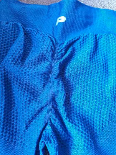 Peach Perfect Regular Waist Leggings - Royal Blue  size S